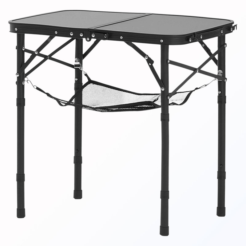 Folding Portable Camping Table with Adjustable Height
