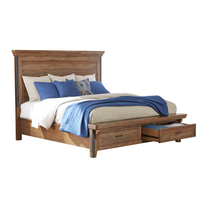 Dargan Panel Bed, Canyon Brown with Storage