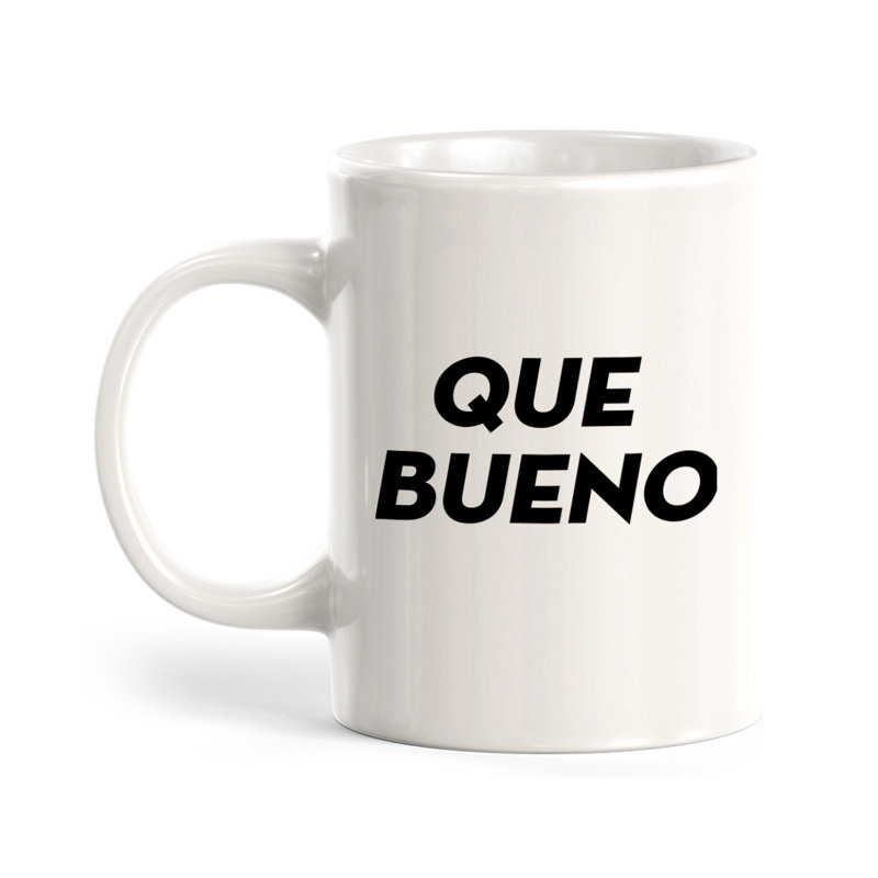 Grande tasse à café Que Bueno, Ensemble de verres à lait