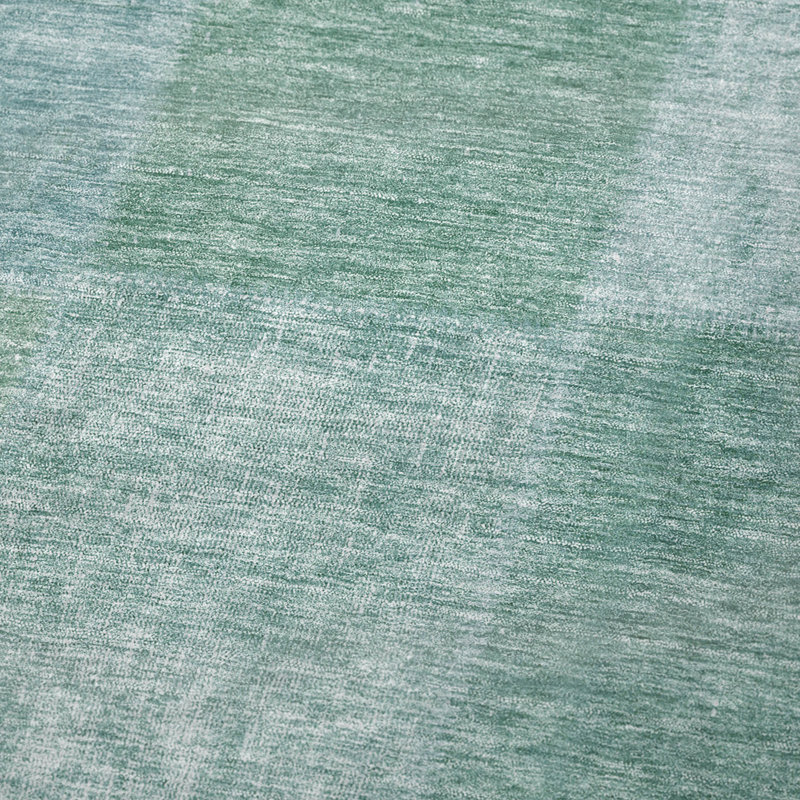 Jeté Art déco en sherpa Addison, Patchwork bleu sarcelle