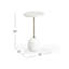 Table d'appoint Adele de 24 po avec dessus en marbre