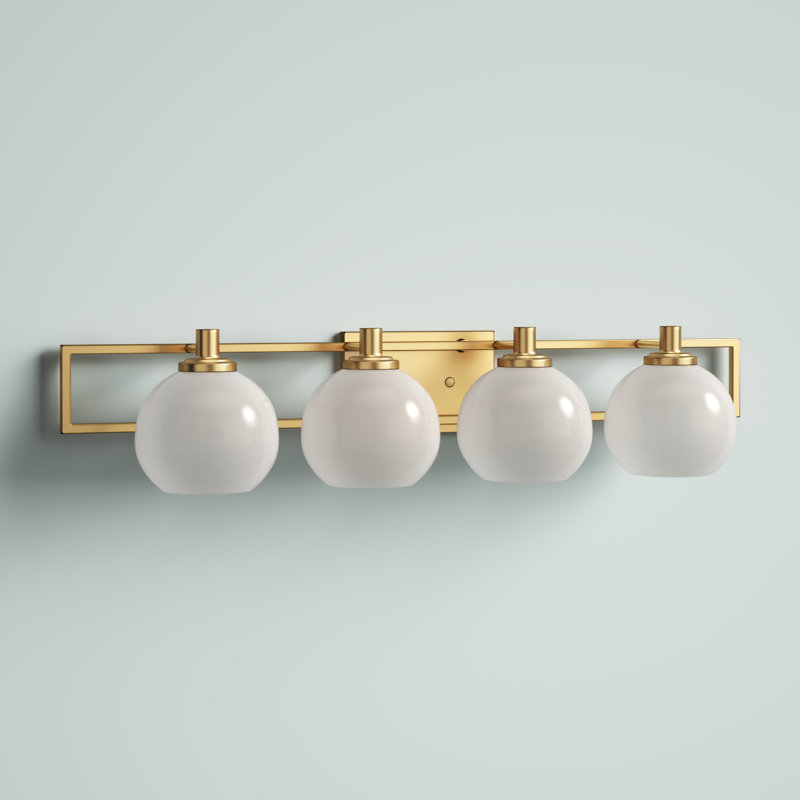 Éclairage pour meuble-lavabo à 4 lumières Cherilus