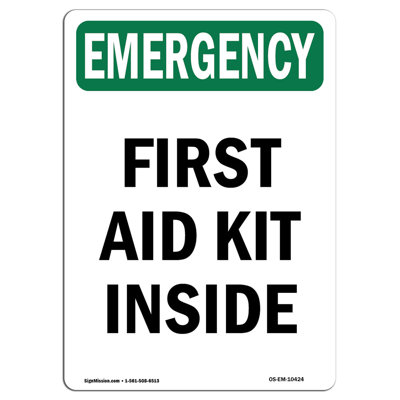 First-Aid Aluminum Sign 12 x 18