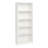 5-Tier Bookshelves Storage Cabinet In White,  For Organized Display And Vertical Space Utilization-754405664