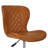 Abraham Set of 4 Swivel Bar Stools, Adjustable Height Faux Leather Counter Stools with Backrest, Metal 4 Legs Modern Bar Dining Chairs for Kitchen Island, Pub, Bistro
