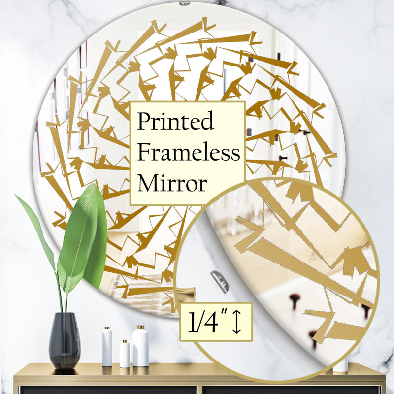 Miroir mural Flashes Glam, H 31,5 po x l po