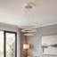 3 - Light Natural LED Dome Pendant