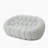Bubble Modular Sofa Loveseat Light-Grey