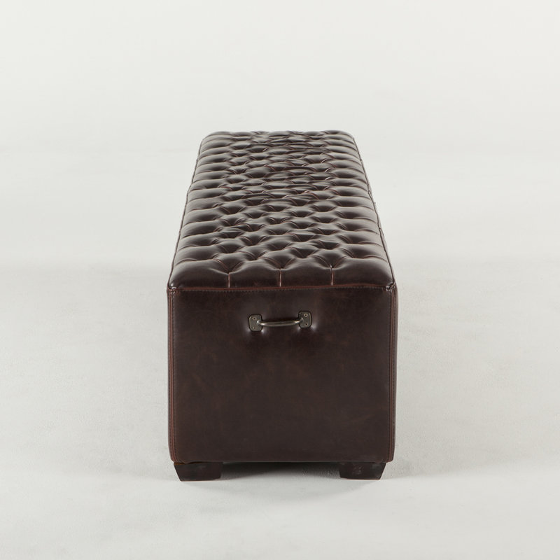 Arabella Upholstered Bench, Tobacco