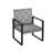 Durable 4-piece Patio Dining Sets, Acacia Wood And Modern Rattan For Garden And Porch