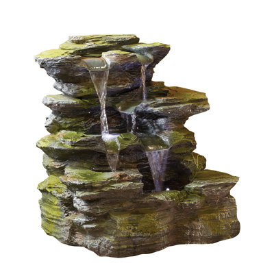 Foxboro Outdoor Floor Fountain with Lights
