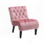 Fauteuil de salon en velours sans accoudoirs-765706719