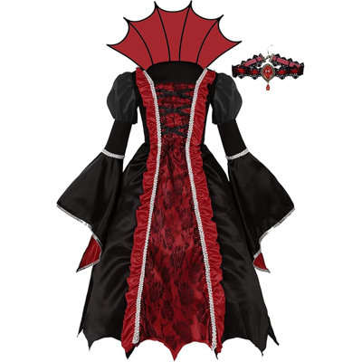 Ensemble de déguisement d'Halloween pour vampire royal