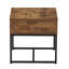 Table d'appoint Rustic Hickory Enginee-1476190796