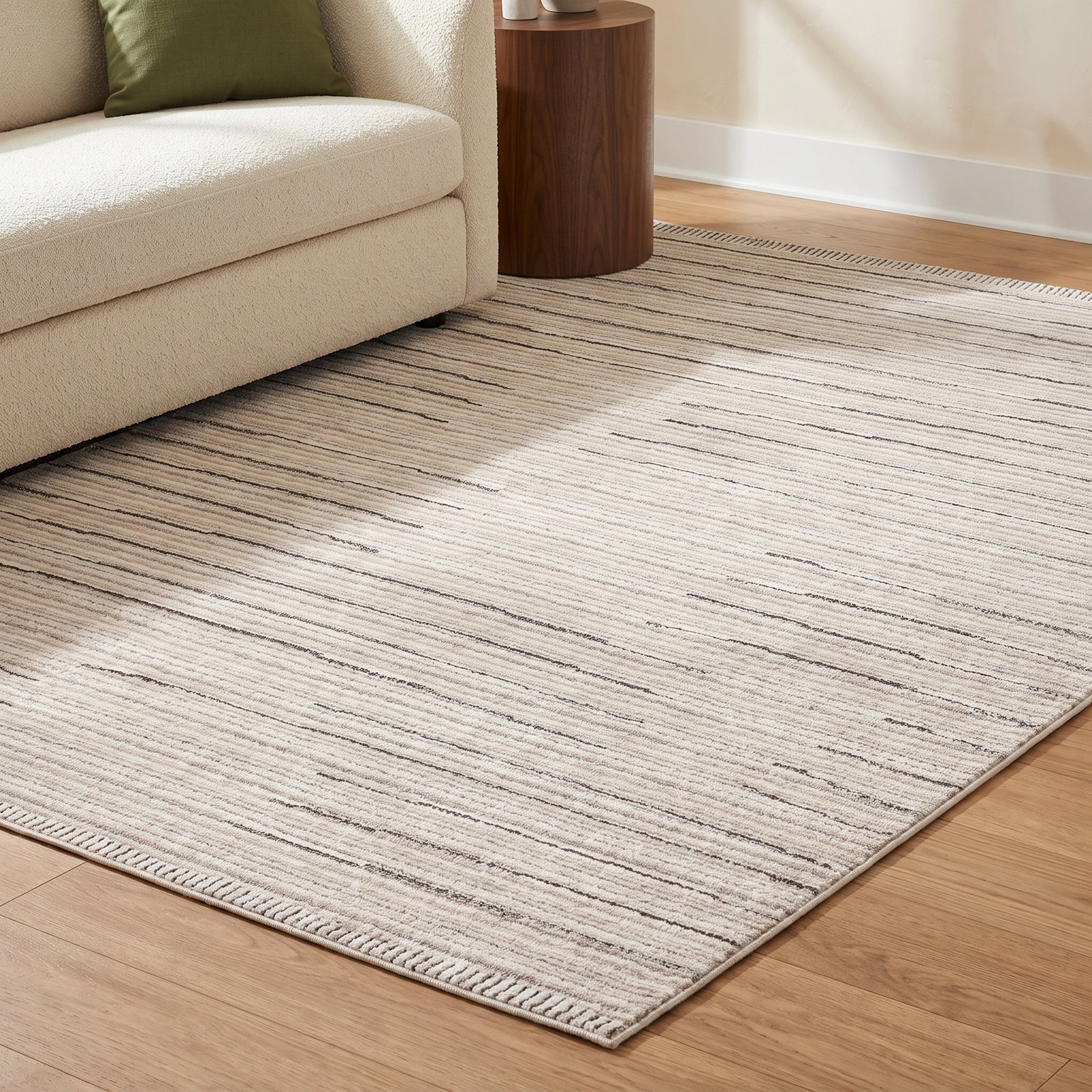 Loehrke Striped Rug, Rectangle 9'6" x 13'6"