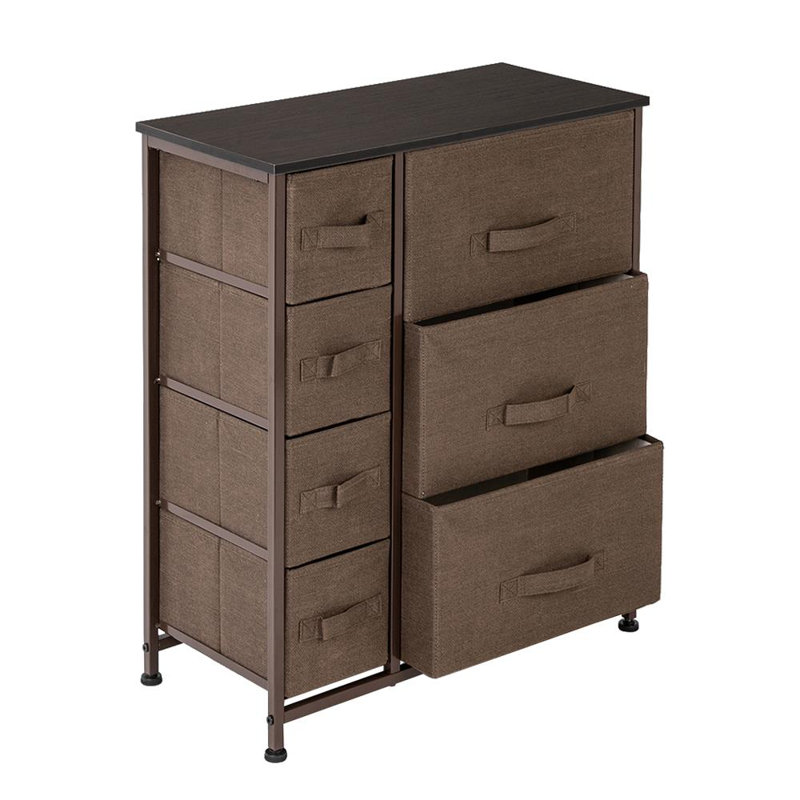 Ashariah 25'' W 7 - Drawer Dresser, Brown