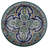 Handmade Metal Decorative Plate - Set of 1