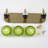 3-light Vintage Vanity Light With Tulip Green Glass Shades - Bathroom Armed Wall Sconce For Bedroom, Kitchen, Living Room & Washroom-1817673372-1817673363-1817673361