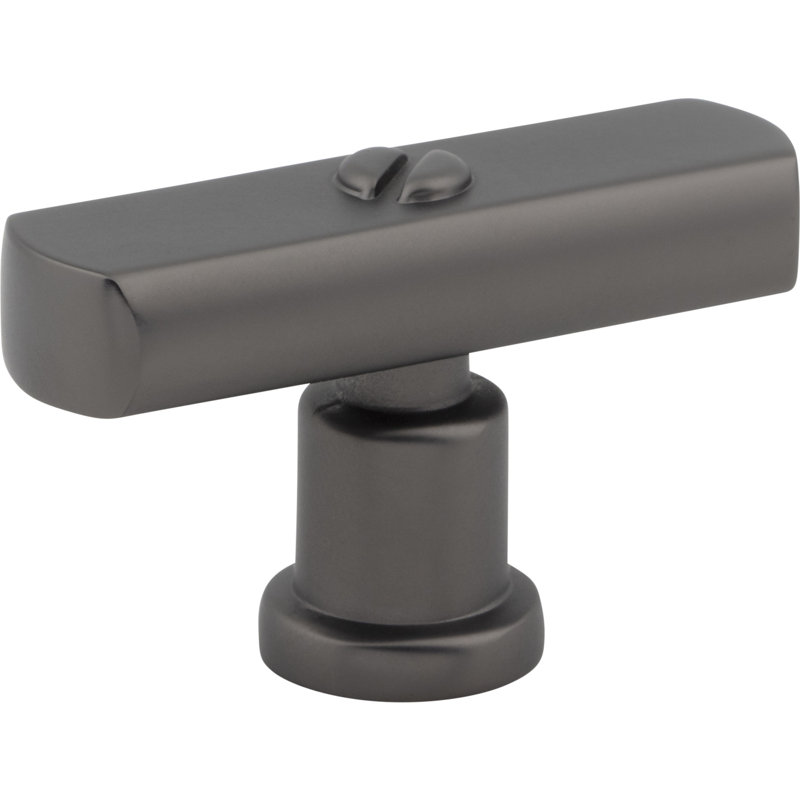Everitt 4.44" Length Bar Knob, Slate
