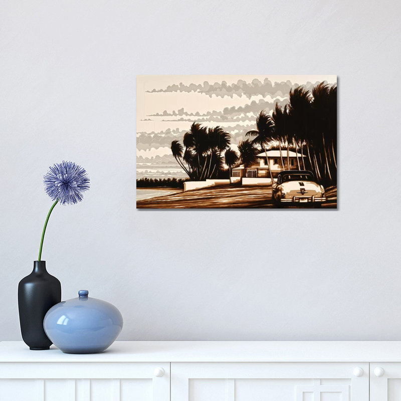 Beach Day by Max Zorn - Print on Canvas, Wrapped Canvas, 30.48 cm H x 45.72 cm W
