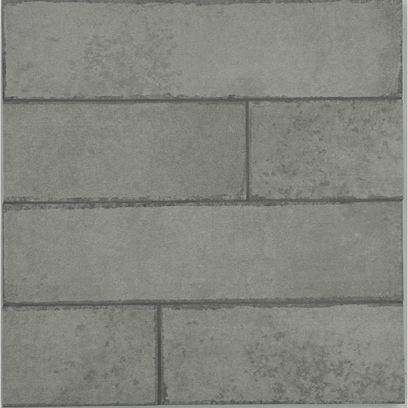 Huntley 3" x 12" Ceramic Wall Tile, Light Gray