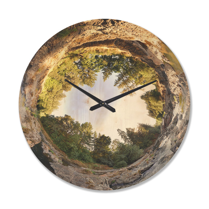 Horloge murale Wild River, Grand