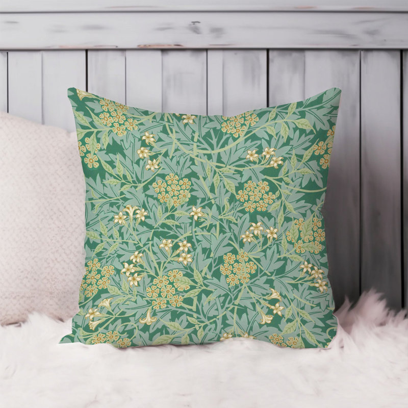 Botanical William Morris Jasmine I Cottage, 18"H x 18"W