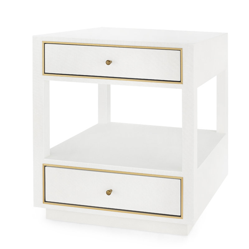 Carmen Accent Chest, White