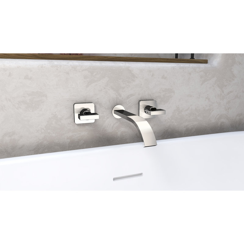 Robinet de baignoire mural DreamLine Chesapeake 2 po x 8 po, Chrome