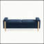 Fauteuil Stéphanie en chenille avec accoudoirs et pieds robustes-1064643323