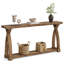 Console en bois massif de 63 po-1967938281