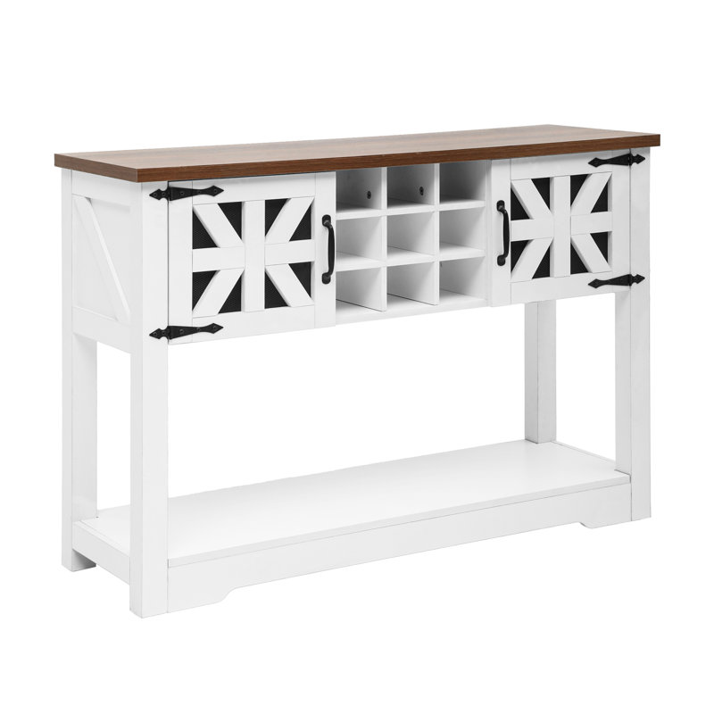 Armoire à vin avec porte-bouteilles 45,3 po Holcy