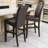 Upholstered Counter Stool with Solid Wood Frame