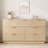 Rattan 7 Drawer Dresser, 55in Wide 7 Chest of Drawers with Metal Handles and Wooden Sturdy Base for Bedroom Living Room Nursery-1718206464
