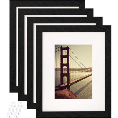 8x10 Black Picture Frame Set Of 4