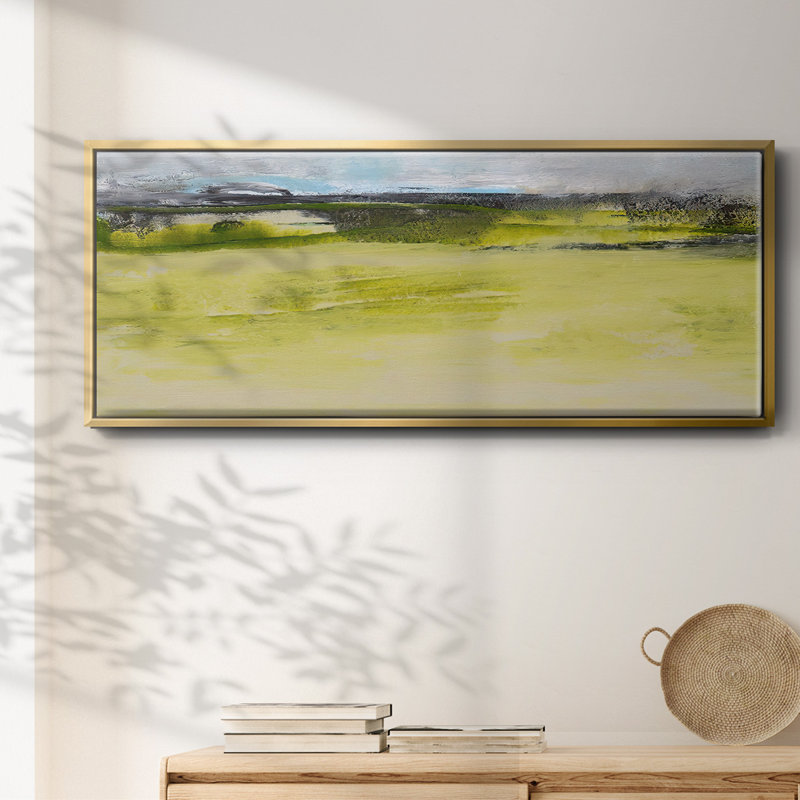 From the Terrace IV- Framed Canvas, 20" H x 50" W