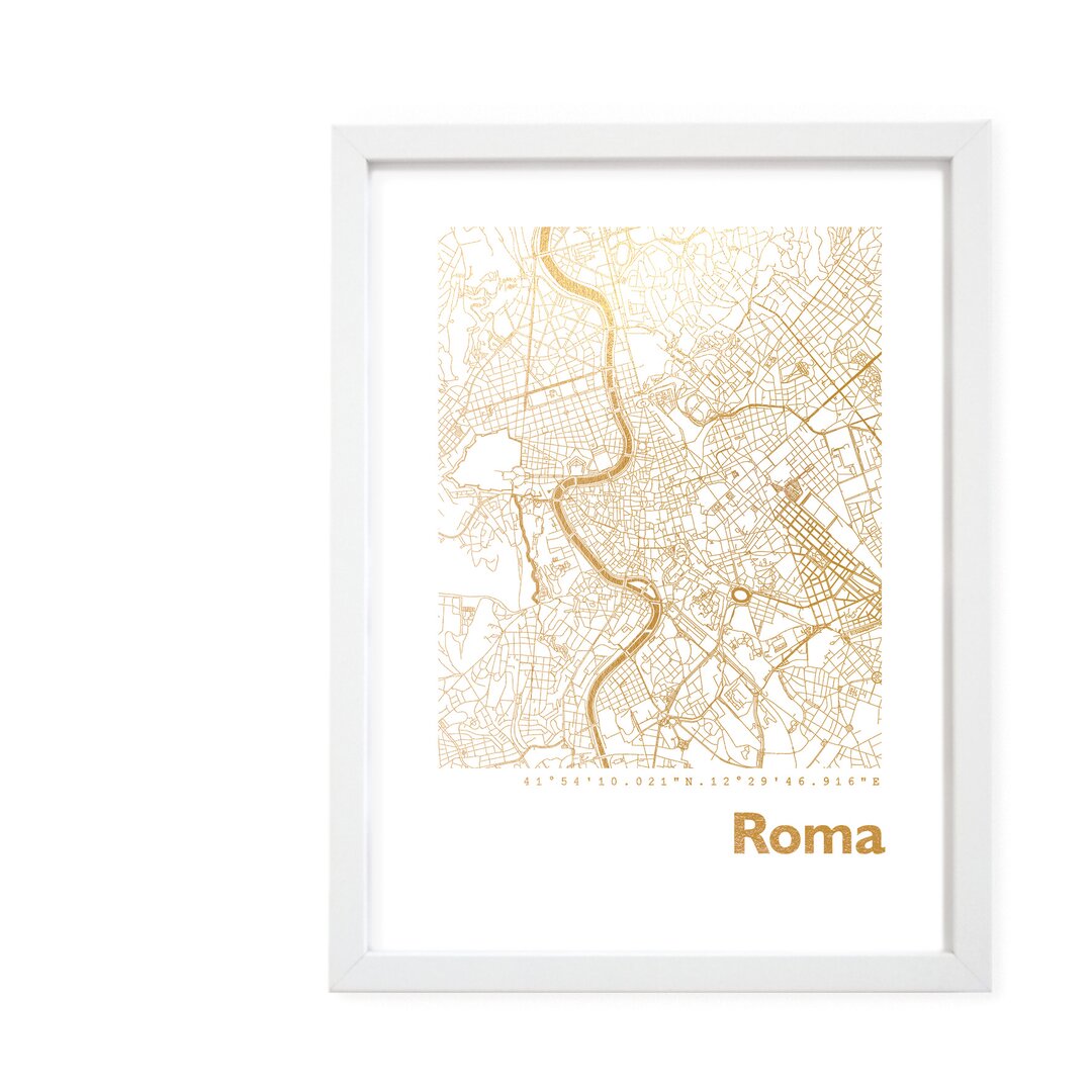 Gerahmter Grafikdruck Roma