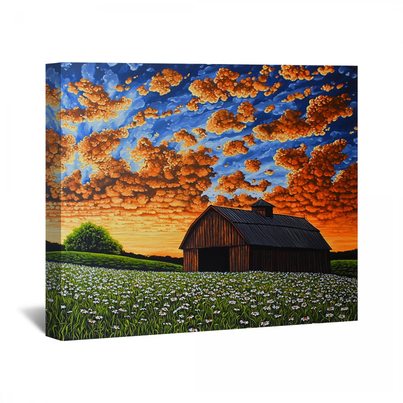 Décoration murale champêtre Country Barn, H 16 po x l 16 po