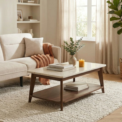 Four Leg Coffee Table with Storage