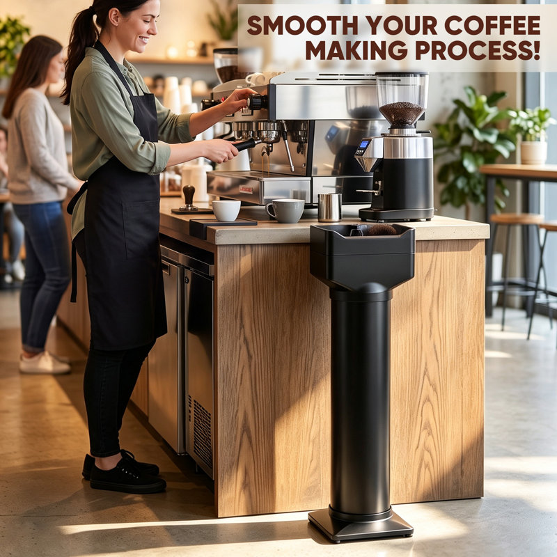 WITSHOCK 16L Automatic Portafilter Cleaner, 200+ Cycles for High-Volume Cafes,16L Large Capacity, Dual Brush Heads, 3 Scrapers Fits 51&58mm Portafilters, Dual Installations, 25 Qaste Bags, for Busy Cafes