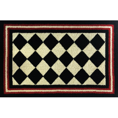 Harlequin Red Border_26384