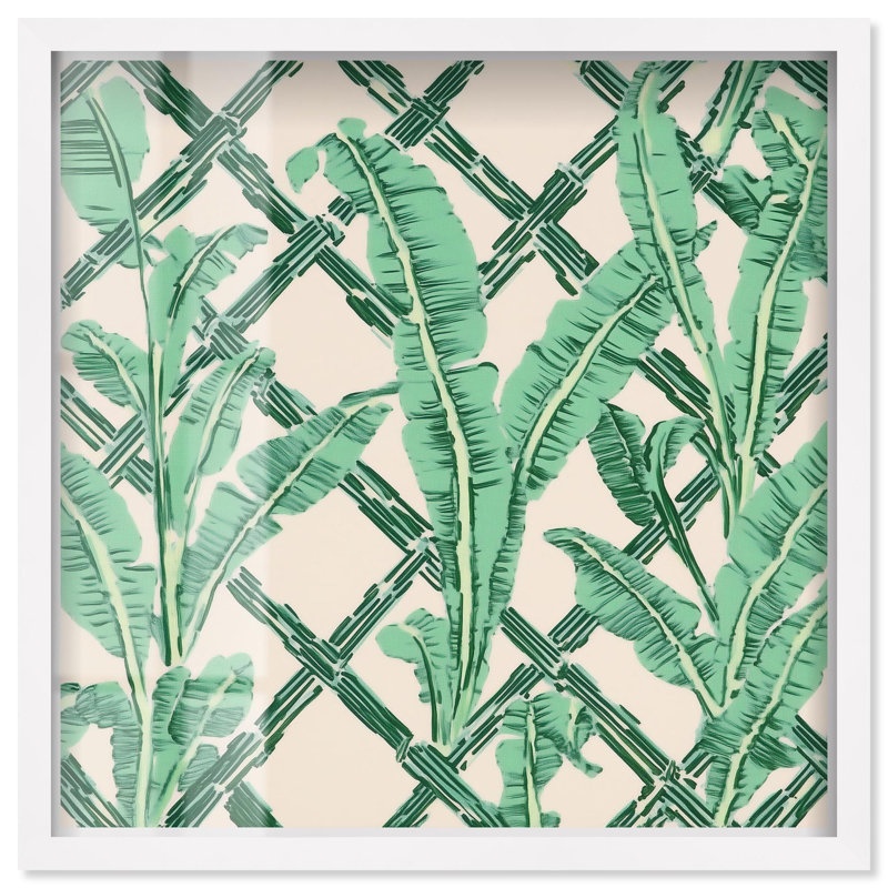«Vibrant Squiggles Shadowbox Print», art côtier moderne par Art Remedy, H 13 po x l 13 po, Blanc