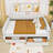 Queen Upholstered Daybed with USB Charging and Storage Drawers-1402547749