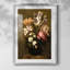 Vintage Floral Print CCCLIV -Framed Print