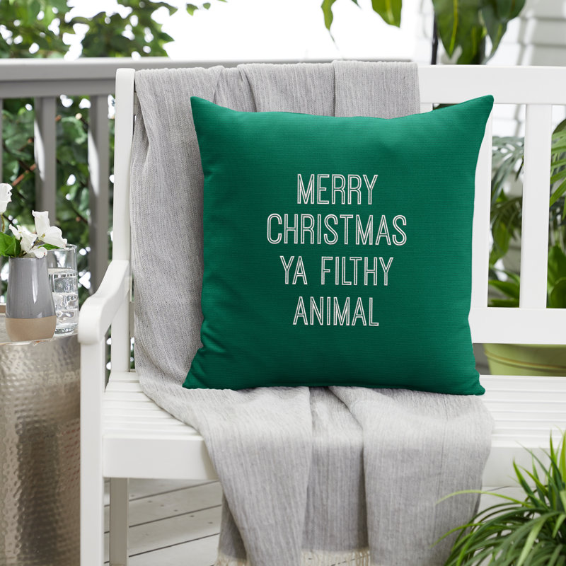  Housse et insert de coussin décoratif carré pour animaux Ya Filthy