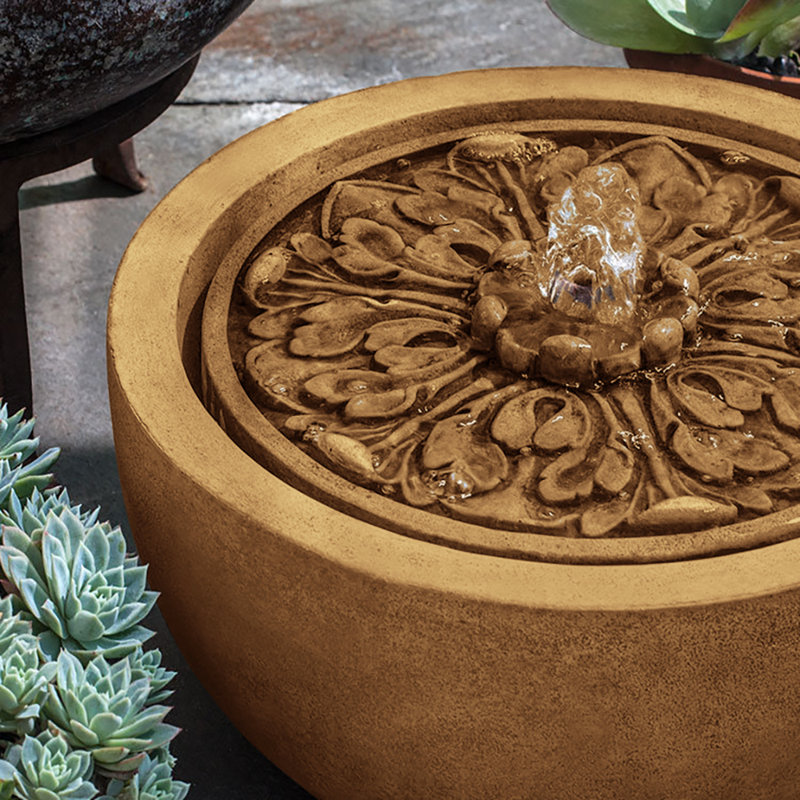 Fontaine de jardin Medallion, Pierre alpine