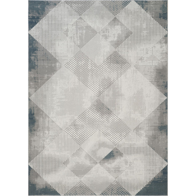 Gray 7 Ft. 10 In. X 10 Ft. 6 In. Area Rug, Rectangle 7'10" x 10'6"