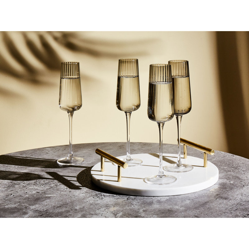 Dectrick 230ml Handmade White Wine Glass Set