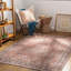 Dusty Traditional Washable Rug, Bordered Stain-Resistant For Living Room, Dining Room, Bedroom-1455462942