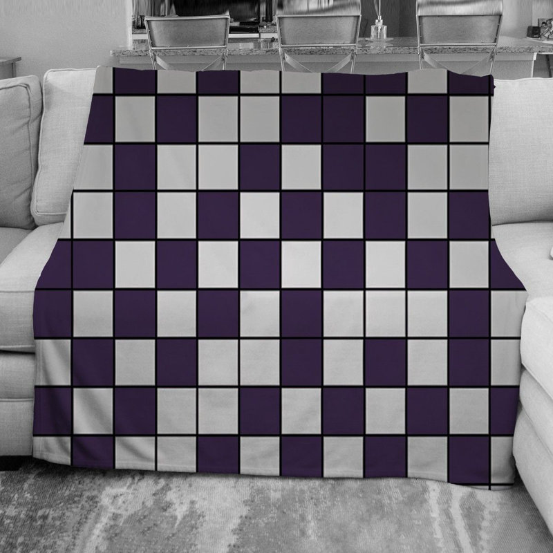 Machine Printed Throw Blanket, 51" W x 60" L